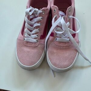 Vans Light Pink Canvas Shoes lightly worn